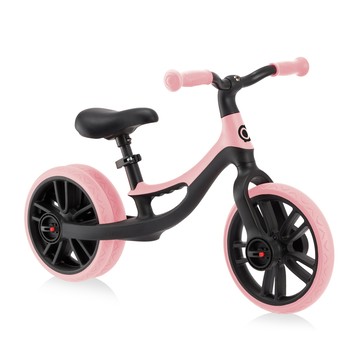 Globber 官方直營 法國  GO BIKE ELITE DUO 雙後輪平衡滑步車-櫻花粉