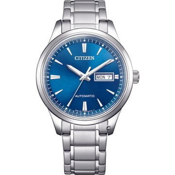 CITIZEN Mechanical 經典簡約機械腕錶 男錶 手錶-40mm藍 NY4058-79L