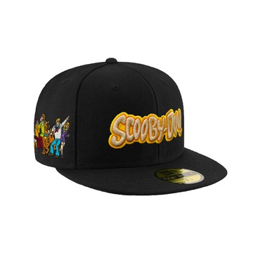 NEW ERA 59FIFTY 5950 獨家訂製款 Scooby-Doo 史酷比 叔比狗 黑/卡其 全封帽 棒球帽