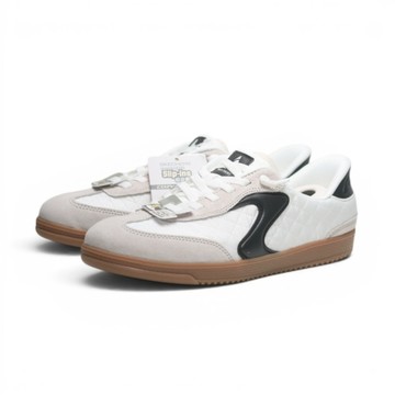 SKECHERS 休閒鞋 HOTSHOT 白黑 寬楦 瞬穿 免鞋帶 德訓鞋 女 185329WWBK
