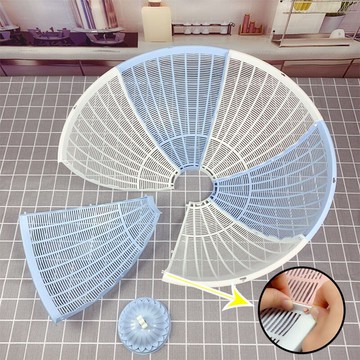 蓋菜罩大號可折疊新款塑料拼接家用飯菜罩子菜罩子防蒼蠅餐桌罩子