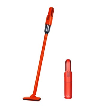 免運 kolin歌林 兩檔模式調節小旋風無線吸塵器(珊瑚紅) ktc-sd2003