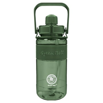 Green Bell 綠貝 精選彈跳吸管太空壺 600ml  綠色  1個