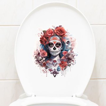 【MR.ZAKKA】創意萬用裝飾貼紙-萬聖節主題 個性搞怪骷髏頭 G款 居家布置 DIY可移式壁貼 無痕壁貼 牆貼