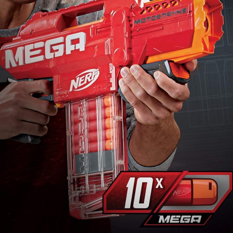 ナーフ Nerf メガ モトストライク 電動ブラスター 10個のNERF