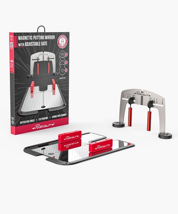 PuttOUT Mirror & Adjustable Gate Set 推桿鏡可調式閘門組 高爾夫推桿練習器
