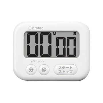 dretec 大螢幕大音量計時器 (約6.3x3cm) 附直立架、掛孔、磁鐵  T-636DWTKO  1個