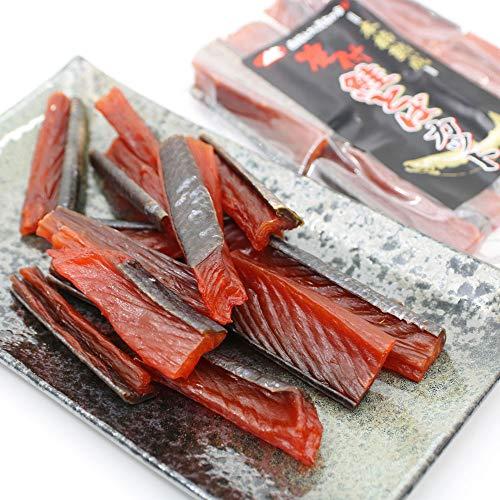 鮭とば 燻製 さけとば 本格熟成 皮あり 燻製 鮭とば 120g ひと口 プレミアムカット 鮭とば 皮あり 燻製