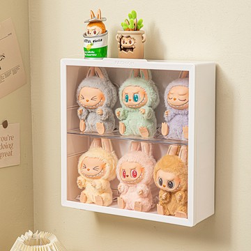 台灣出貨👑拉布布公仔展示盒 公仔收納盒 LABUBU 泡泡瑪特 盲盒 拉布布 壓克力展示盒 交換禮物 星星人 吉伊卡哇