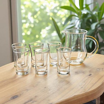 水晶玻璃20ml毫升白酒杯小酒杯一口喝酒杯子精致高級感家用高顏值