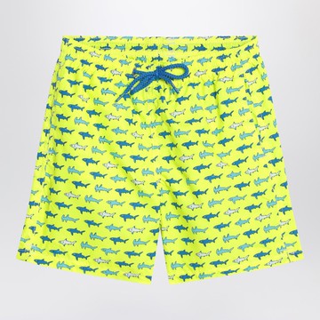 Jean Lighting swimsuit with sharks