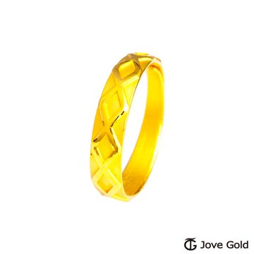 Jove gold 相遇黃金男戒指