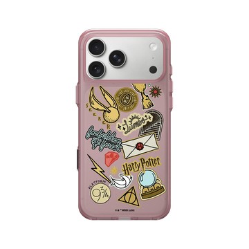 iPhone 17 Pro Max Clear (相機按鈕) 晶醺玫 - 哈利波特 Harry Potter - Sticker - 霍格華茲校園生活