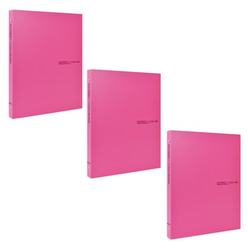 ECO Chungwoon 環保3孔迷你O型活頁夾  粉紅色  3個