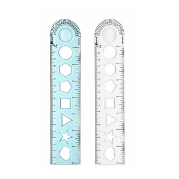 【尚禹】放大鏡造型尺 18cm 36支/包 RL-103