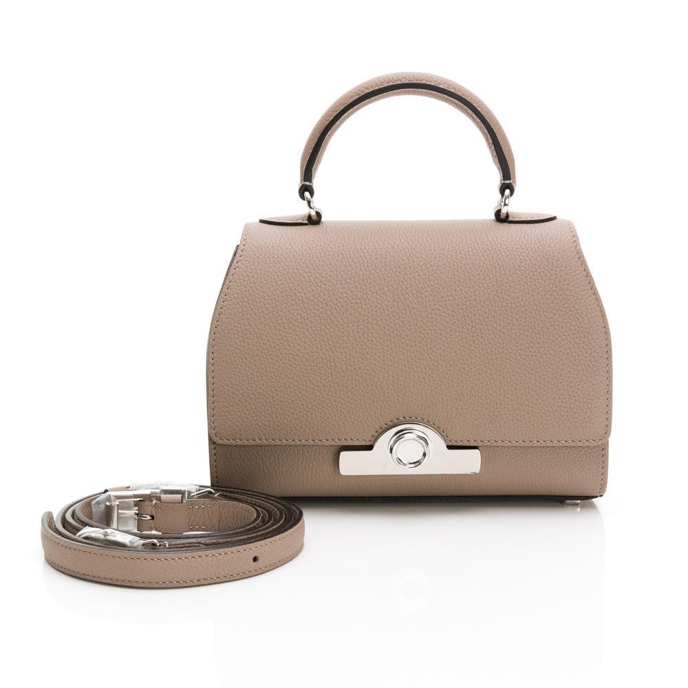 MOYNAT 經典Rejane BB 手提包肩背包(象灰銀)