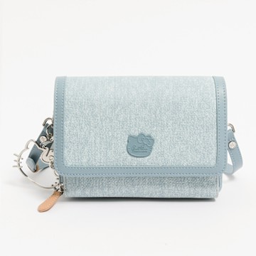 Hello Kitty - Arnold Palmer - 翻蓋斜背包  Lovely系列 - 藍色