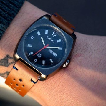 Kelton 凱爾頓錶  RC22 Damier  復古賽車腕錶 男錶 手錶- 9121042