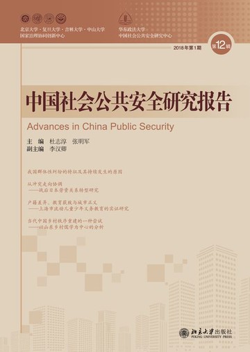 【電子書】中国社会公共安全研究报告·第12辑