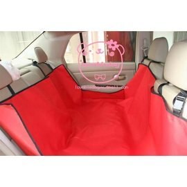 【寵物車墊-後座防側漏-牛津布】狗狗貓咪車用墊 寵物車載墊 防水防髒 顏色隨機，沒有圖中那麼高大概有10cm高-79011