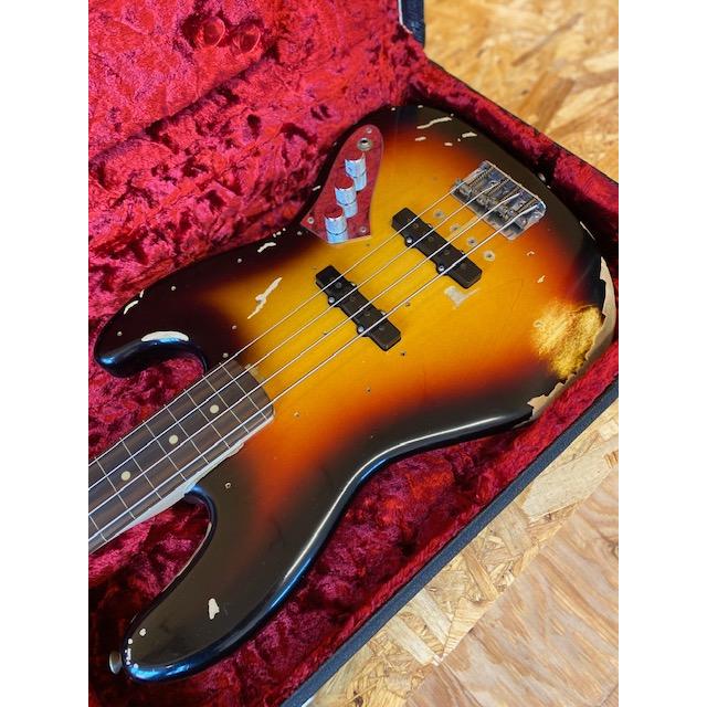 Fender Custom Shop Jaco Pastrious Relic Jazz Bass Sunburst 全国一律送料無料