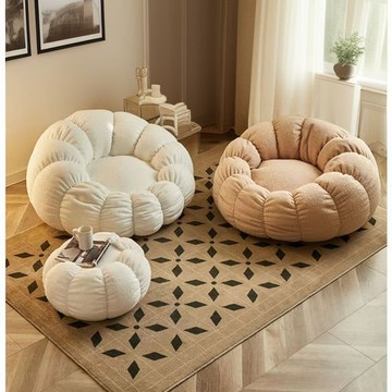 免運/開立發票 懶人沙發豆袋小戶型臥室椅子網紅陽臺南瓜休閑單人榻榻米座椅 快速出貨