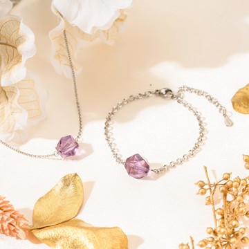 紫水晶手鍊 | 辦公室開運必備 紫水晶 智慧貴人 頂輪 寶石手鍊  S24AK28-030