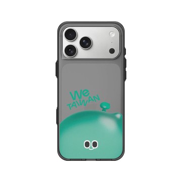 iPhone 17 Pro Max Clear (相機按鈕) 酷墨灰 - We TAIWAN : a-We Collection - Peek-a-Boo a-We