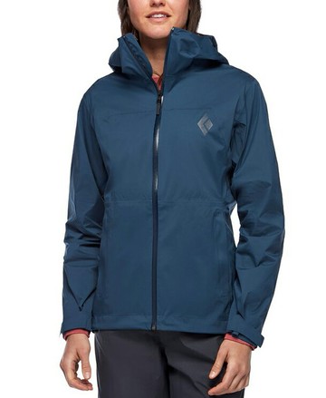 ├登山樂┤美國 Black Diamond StormLine Stretch Rain Shell / 女款BD.dry 防風防水外套 # M697-IN/Bl 墨藍