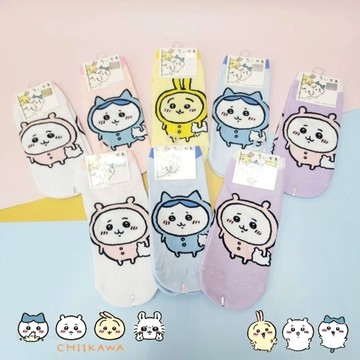 天藍小舖-吉伊卡哇繽紛MIT棉質短襪-共5色-$69【A11115530】