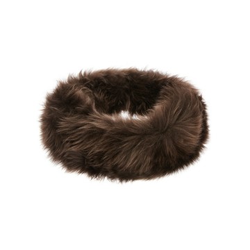 Hortons Oakley 女士羊皮头巾 - 棕色