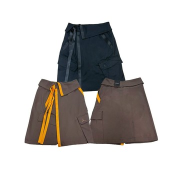 W Nike Utility Skirt Future 口袋機能工裝裙 深棕/黑 DA4589