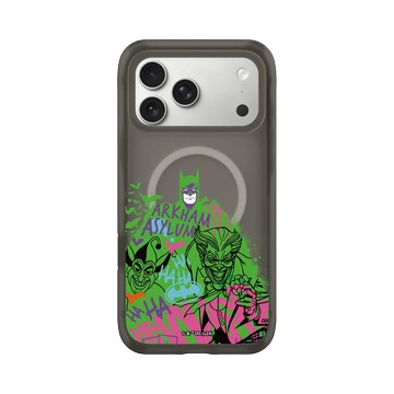 iPhone 17 Pro Max AirX 本質黑 - Joker - 小丑與蝙蝠俠塗鴉款