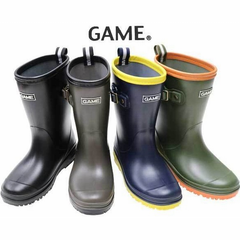 Game レインブーツ 長靴 レインシューズ 通学 学校 遠足 完全防水 キッズシューズ ジュニア 19 24cmまであり 1111 通販 Lineポイント最大0 5 Get Lineショッピング