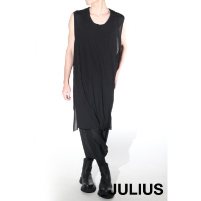 人気新品 未使用⭐️ JULIUS ユリウス 長袖トップス 黒 Tシャツ