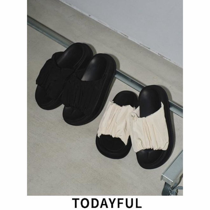 TODAYFUL トゥデイフル Gather Volume Sandals 24春夏 12411006 | LINE 