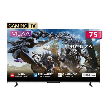 (無安裝)TOSHIBA東芝75吋4K QLED連網智慧顯示器75Z670NT