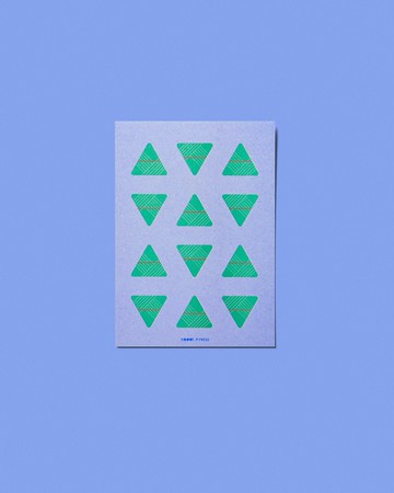 \到底吃到第幾顆了/   RISO孔版印刷明信片