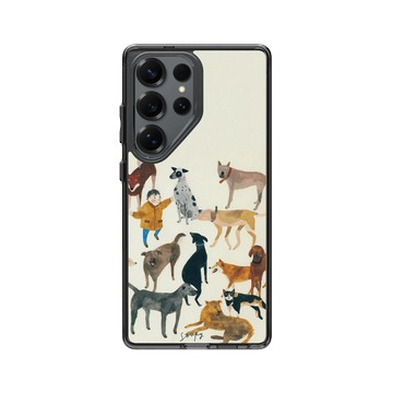 Galaxy S25 Ultra Clear 酷墨灰 - Soupy Tang 湯舒皮 - Dogs