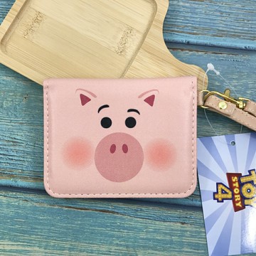 日本 迪士尼 玩具總動員 多用途 卡片夾 名片夾(小豬)｜小鶴日貨