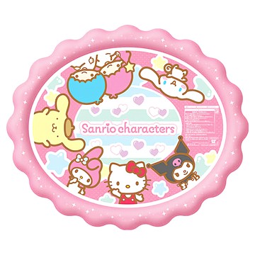 BANDAI 三麗鷗明星Ver 噴水墊  Pink  1個  約90cm×106cm×約5.5cm