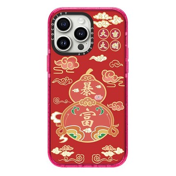 暴富葫蘆 iPhone17Promax手機殼 蘋果15Pro防摔殼i14保護殼i13硬殼i12