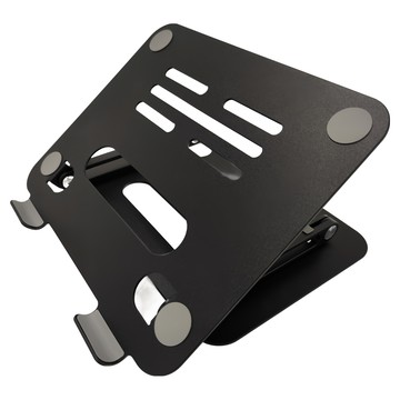 BONERUY P43 鋁合金折疊筆電支架 黑色 穩固支撐 可調節高度  1個