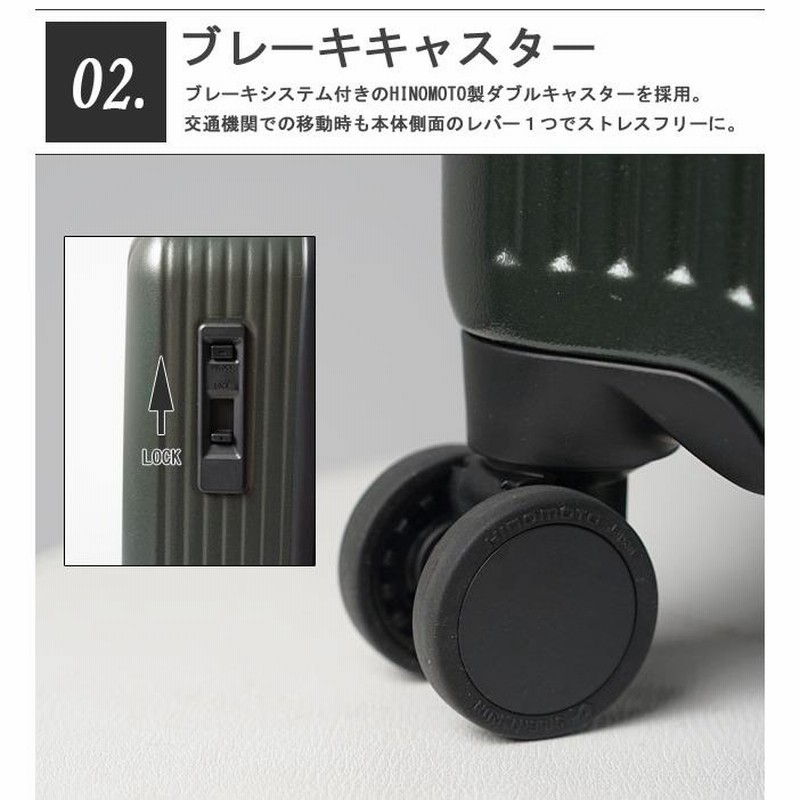 イノベーター スーツケース キャリーバッグ INV80 LLサイズ TSA
