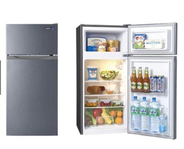 【SAMPO 聲寶】118公升一級能效定頻雙門冰箱(SR-C12G)