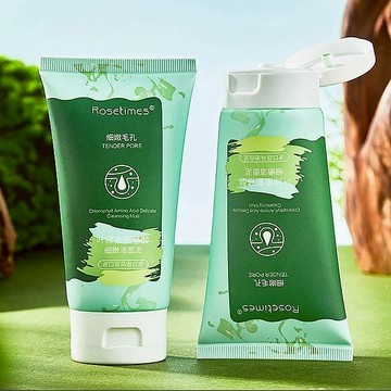 【Rosetimes】葉綠素氨基酸細嫩潔面泥100g｜溫和淨膚 不油膩 DS023400