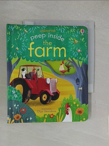 【書寶二手書T1／少年童書_X1M】Peep Inside the Farm_Anna Milbourne,Olga Demidova