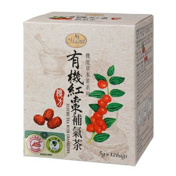 曼寧   有機紅棗補氣茶5公克x12入/盒