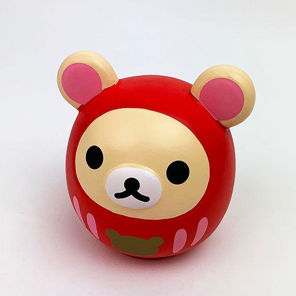 リラックマ　コリラックマ　陶器製　貯金箱　ダルマ リラックマ コリラックマ だるま貯金箱 グッズ | LINEブランド