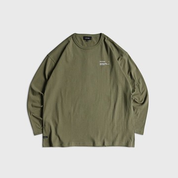 DYCTEAM - Organic loose long sleeve tee (green)
